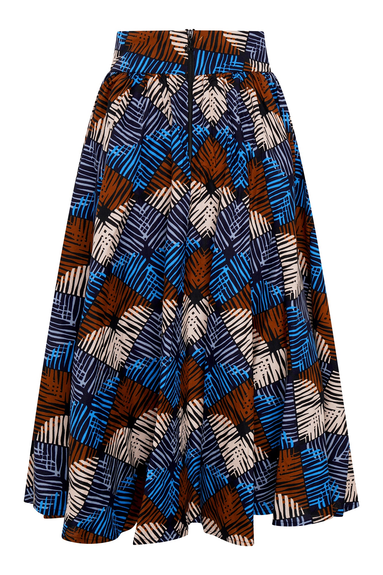 Chic African Wax Print Skirt