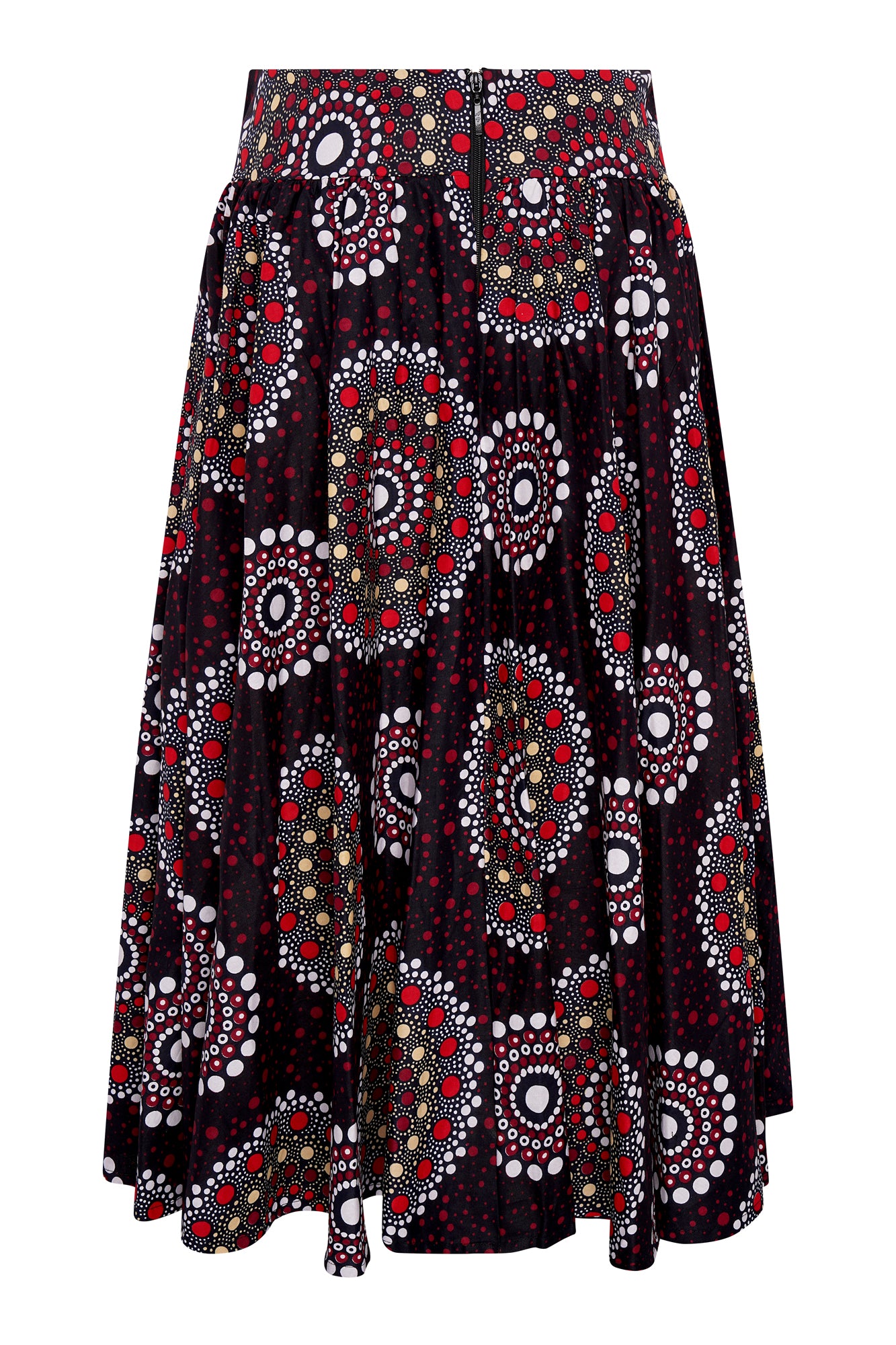 Chic African Wax Print Skirt