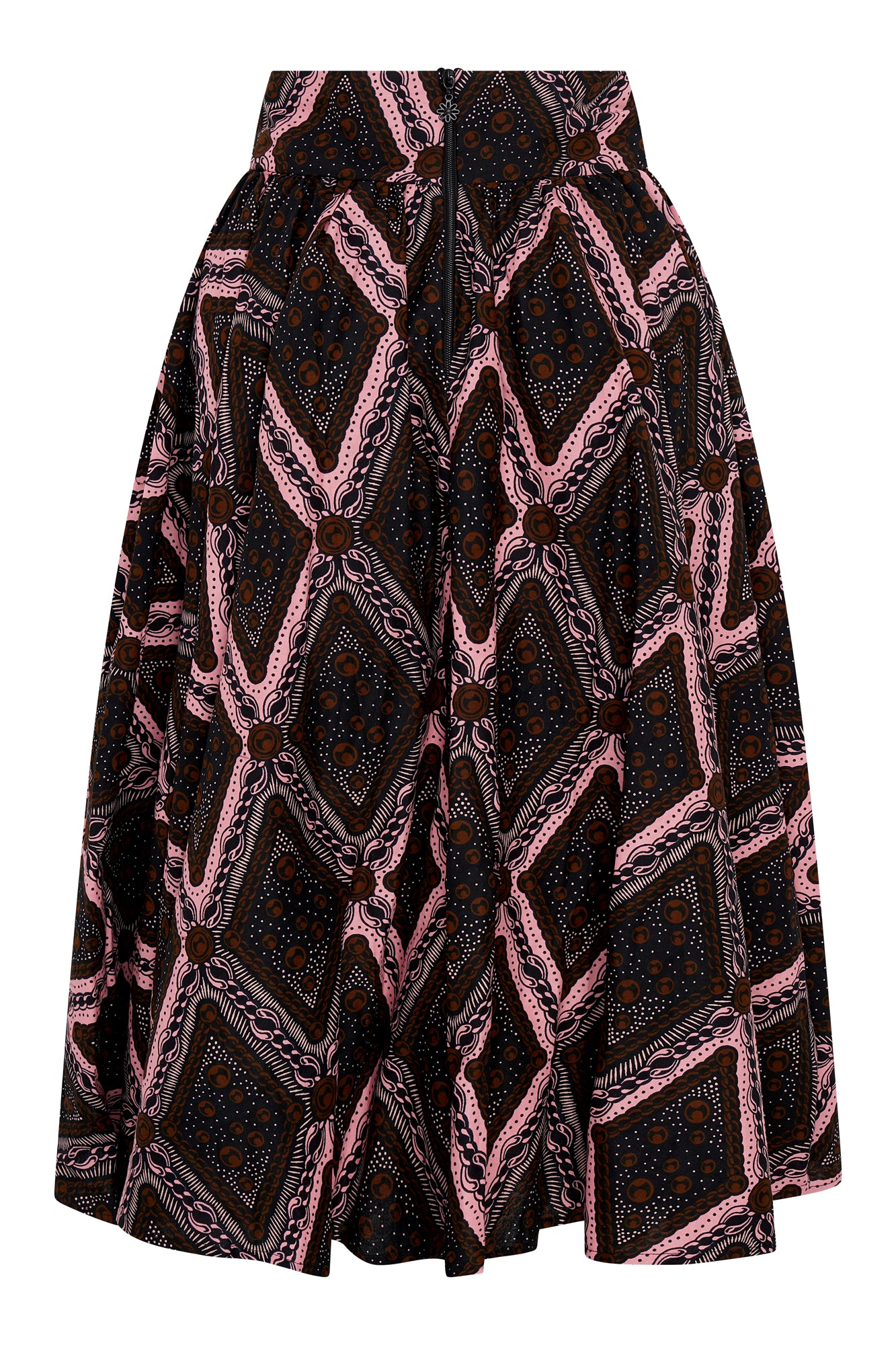 Chic African Wax Print Skirt