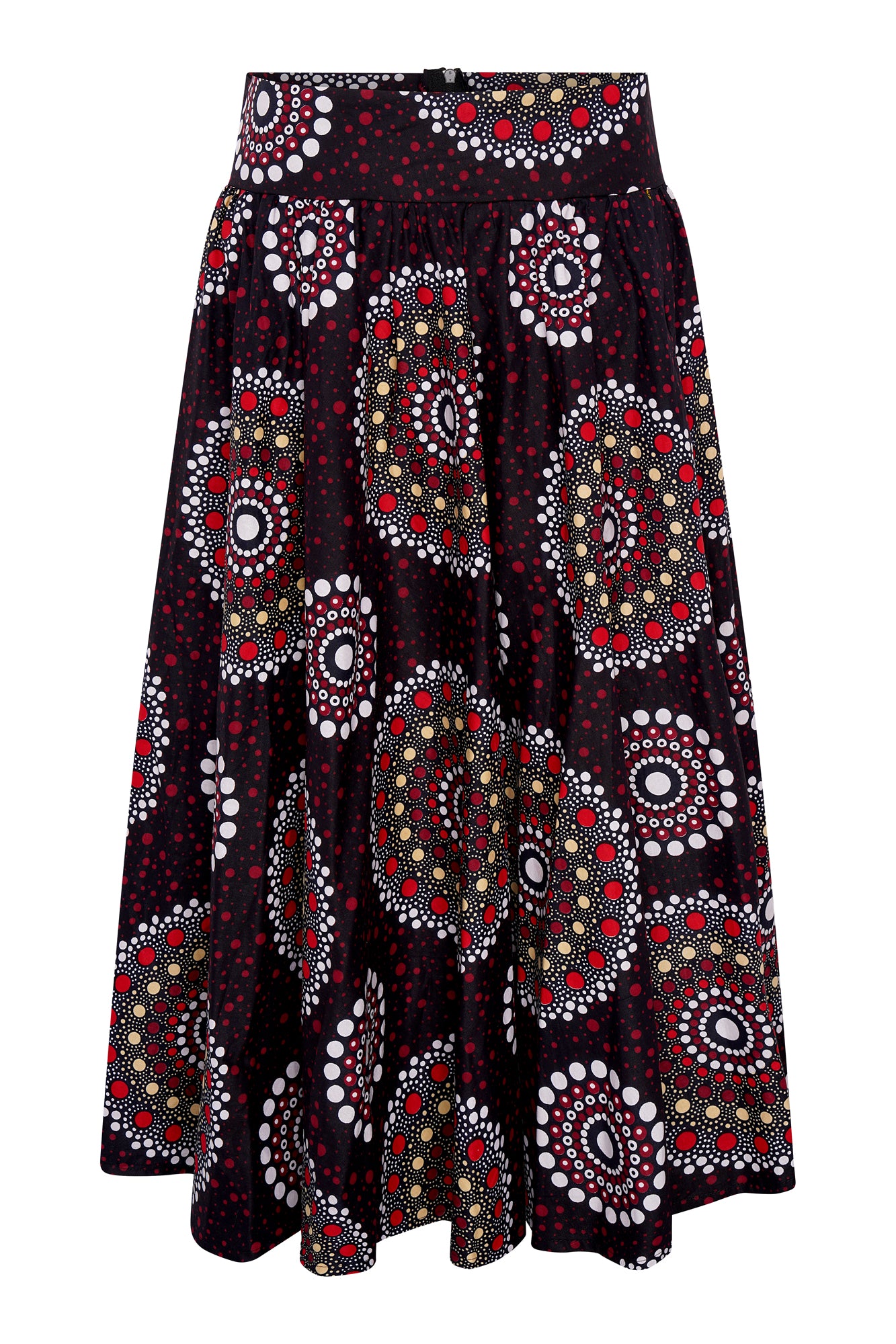 Chic African Wax Print Skirt