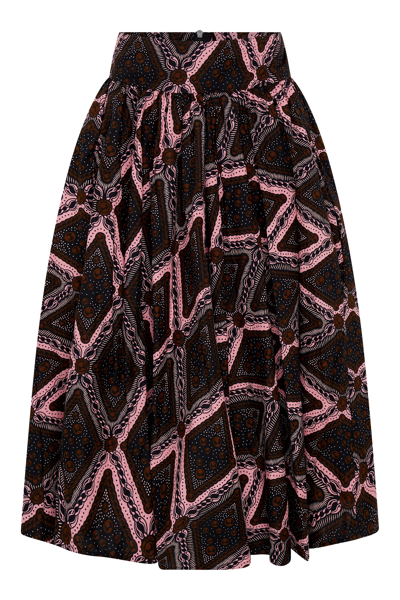 Chic African Wax Print Skirt