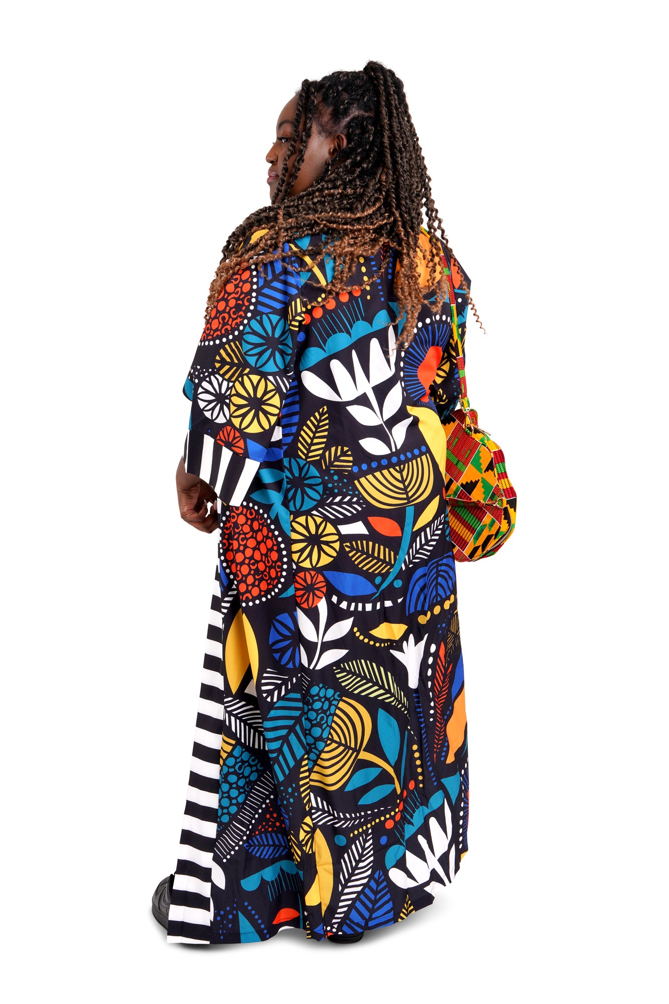 African Print Casual Windbreaker